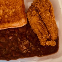 Rita Mae's Kitchen - Red beans and catfish