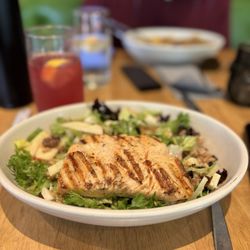 True Food Kitchen - Chopped salad with added Salmon