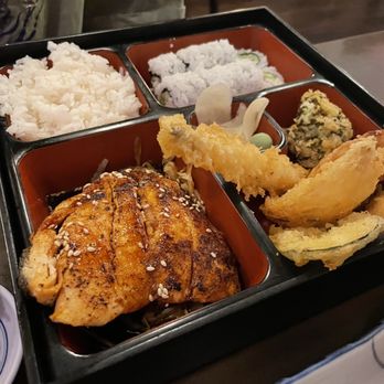 Yasashi Sushi Ramen Grill - Salmon Teriyaki Bento - Sushi Bars Near Me - Irving, Texas Yasashi Sushi Ramen Grill - Salmon Teriyaki Bento - Sushi Bars Near Me - Irving, Texas