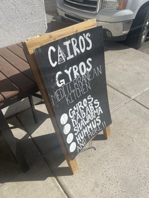 Menu photo 1 Cairos Gyros Tempe Tempe, AZ