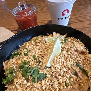 Pei Wei Asian Kitchen - Pad Thai with shrimp - Asian Fusion Near Me - Stuart, Florida Pei Wei Asian Kitchen - Pad Thai with shrimp - Asian Fusion Near Me - Stuart, Florida