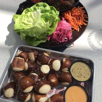 Ballast Point - Pretzel bites and vegan spring rolls - Brewpubs Near Me - Anaheim, California