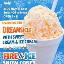 Fire and Ice Snow Cones