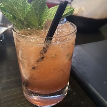 The Painted Duck - Strawberry caphi drink - Bars Near Me - Atlanta, Georgia