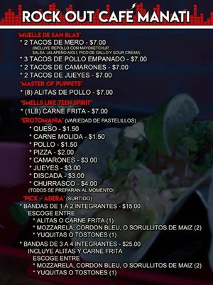 Menu photo 4 Rock Out Cafe Manatí, PR
