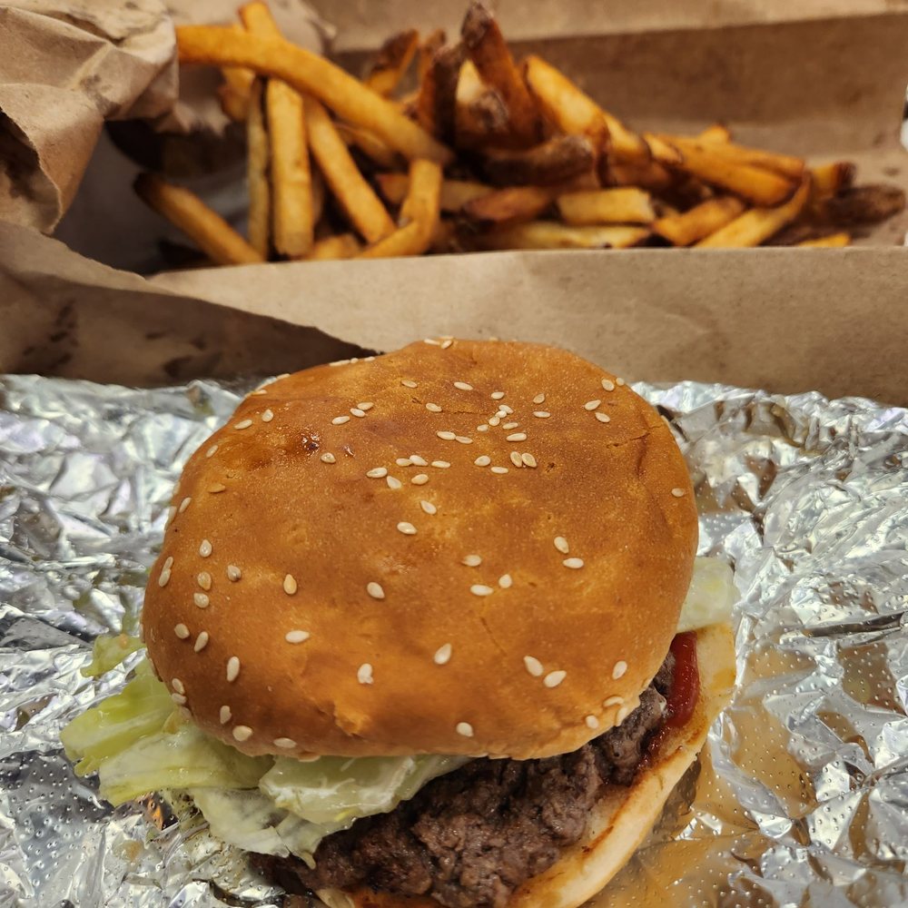 Little Burger and fries (sold separately)