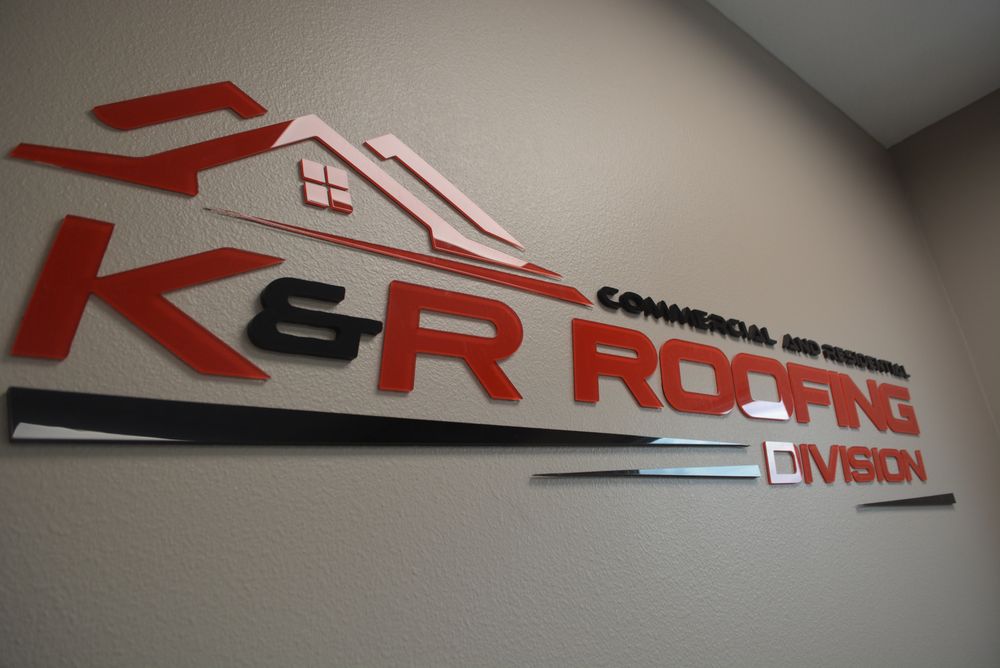 Slide of K&R Roofing Division