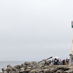 Seabright Beach - The Walton lighthouse is here.