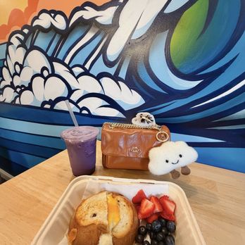 Ali’i Coffee - Signature Iced Taro Ube Latte 16oz $7.75 | Keiki Grilled Cheese served with berries $9 - Coffee & Tea Near Me - Honolulu, Hawaii Ali’i Coffee - Signature Iced Taro Ube Latte 16oz $7.75 | Keiki Grilled Cheese served with berries $9 - Coffee & Tea Near Me - Honolulu, Hawaii