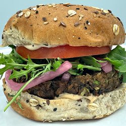 The Hungry Caterpillar - Black Bean Burger