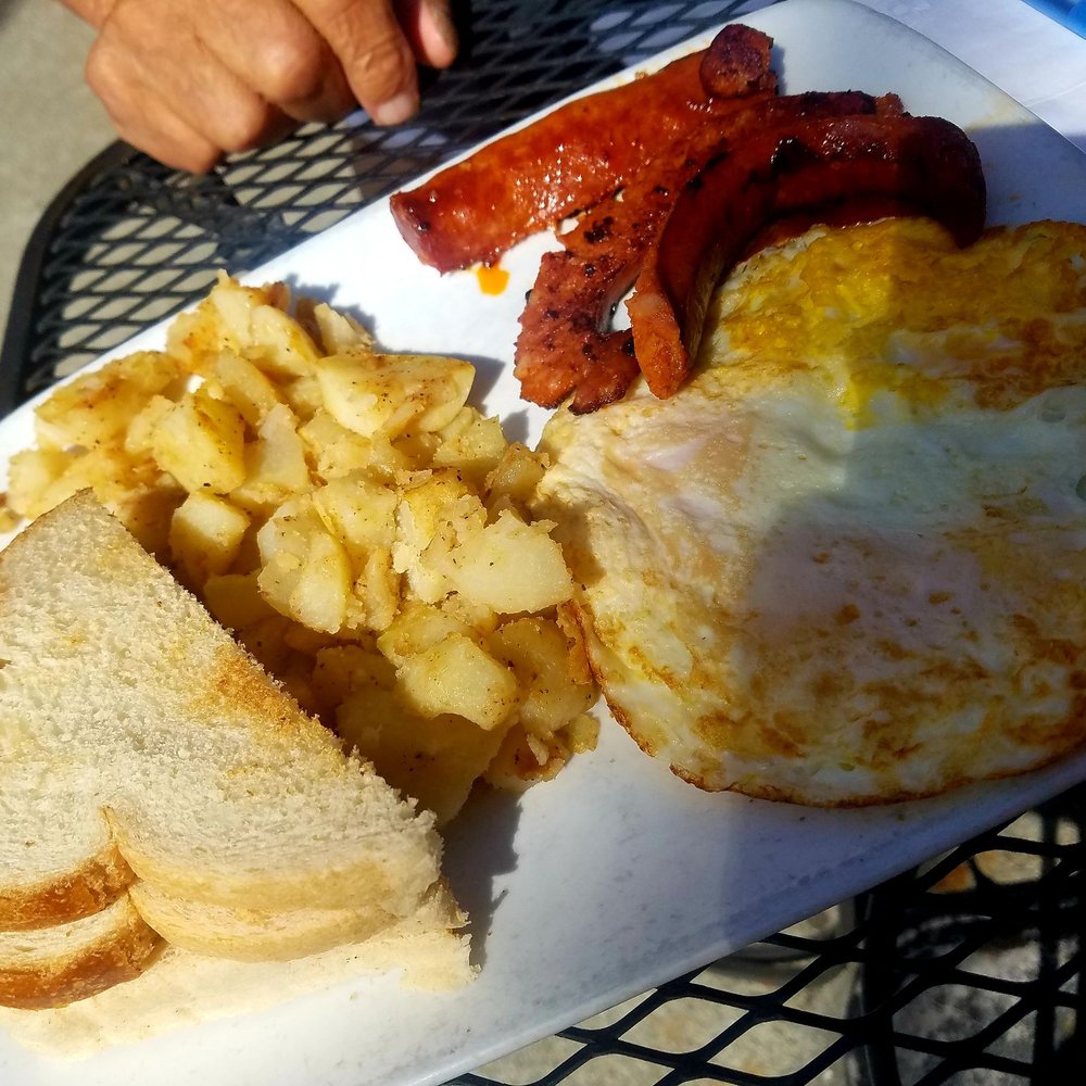 Break Your Fast - Linguica & eggs come with potatoes and toast $9 bucks! - American Near Me - Union City, California Break Your Fast - Linguica & eggs come with potatoes and toast $9 bucks! - American Near Me - Union City, California