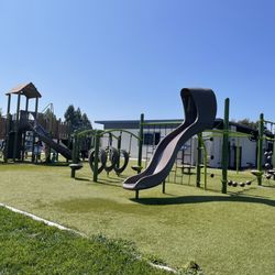 Stevenson Park - Playground with soft sod floor
