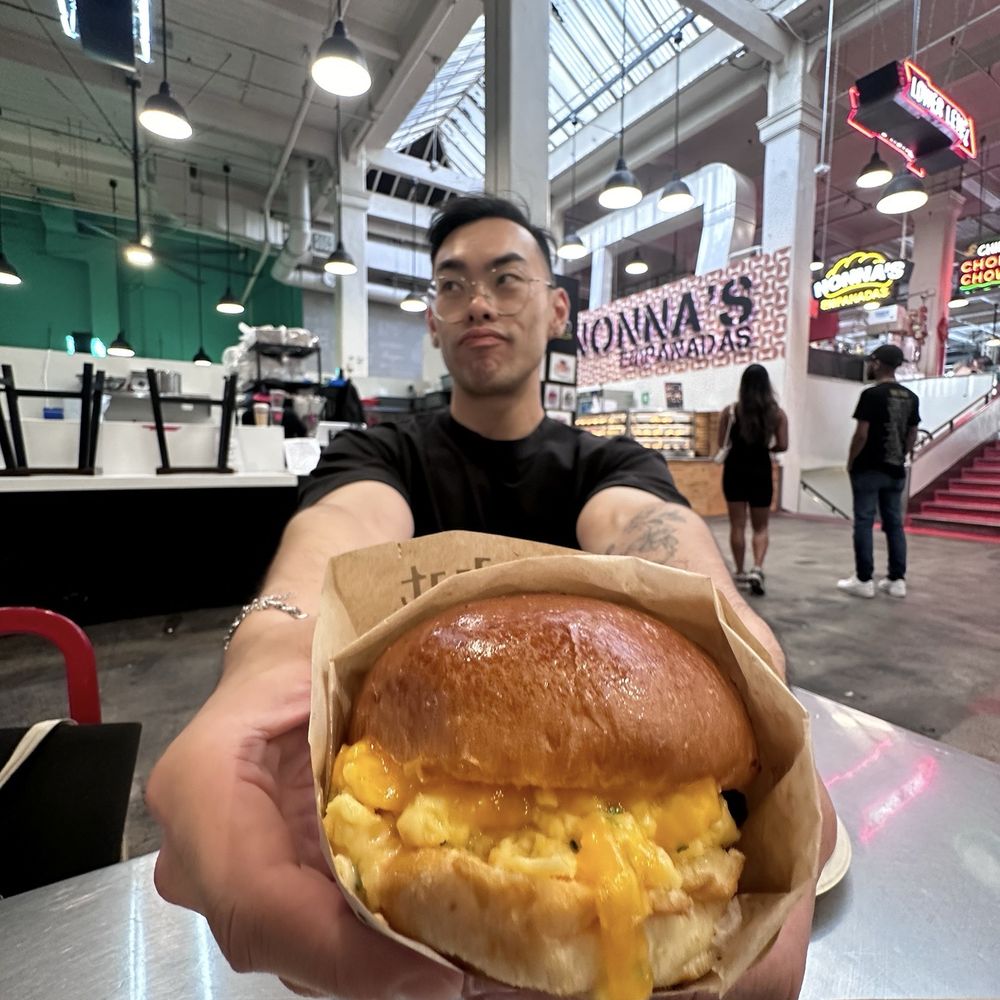 Eggslut - Bacon, Egg & Cheese - Breakfast & Brunch Near Me - Los Angeles, California Eggslut - Bacon, Egg & Cheese - Breakfast & Brunch Near Me - Los Angeles, California