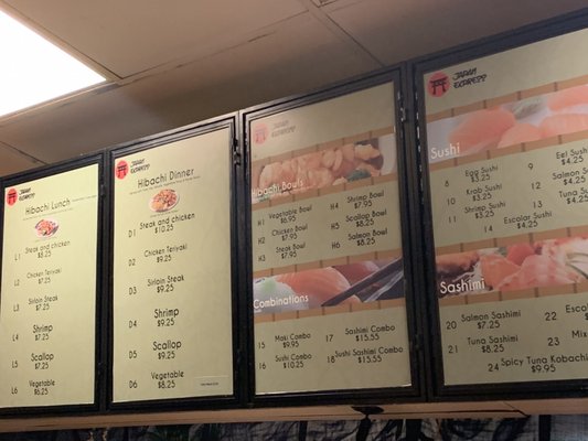 Menu photo 1 Japan Express Winter Park, FL