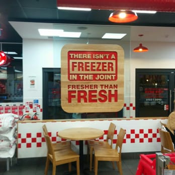 Five Guys - No freezers here - Burgers Near Me - Liverpool, XMS