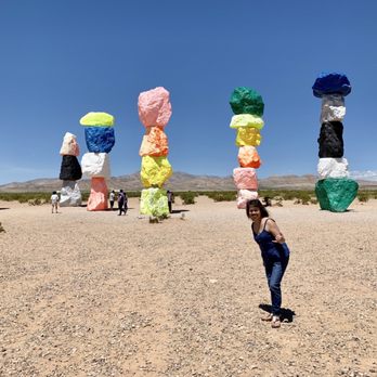 Seven Magic Mountains - 05.06.19 - Public Art Near Me - Las Vegas, Nevada Seven Magic Mountains - 05.06.19 - Public Art Near Me - Las Vegas, Nevada