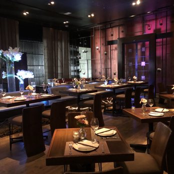 AnQi Bistro - Interior dining room of AnQi - Asian Fusion Near Me - Costa Mesa, California