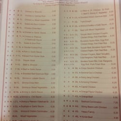 Luncheon specials menu
