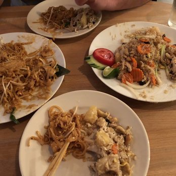 Thai Wok Kitchen - After sharing the chicken Pad Thai and the Pineapple Fried Rice! Delicious! - Thai Near Me - Vancouver, Washington Thai Wok Kitchen - After sharing the chicken Pad Thai and the Pineapple Fried Rice! Delicious! - Thai Near Me - Vancouver, Washington