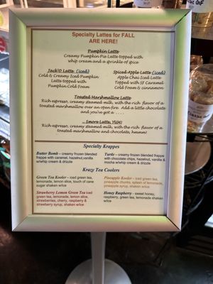Menu photo 4 Krazy Kup Plant City, FL