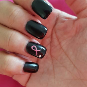 Regal Nails, Salon & Spa - Loving my nails. Black for Halloween and pink breast cancer sign. Thanks Kim! - Nail Salons Near Me - Elgin, Illinois Regal Nails, Salon & Spa - Loving my nails. Black for Halloween and pink breast cancer sign. Thanks Kim! - Nail Salons Near Me - Elgin, Illinois