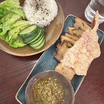 Driftwood - Pork Belly Lettuce Wraps - Seafood Near Me - Maspeth, New York Driftwood - Pork Belly Lettuce Wraps - Seafood Near Me - Maspeth, New York