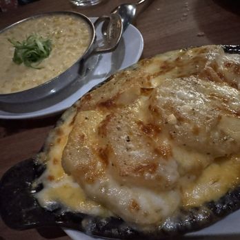 Old Brea Chop House - Potatoes au gratin and creamed corn - Steakhouses Near Me - Brea, California Old Brea Chop House - Potatoes au gratin and creamed corn - Steakhouses Near Me - Brea, California