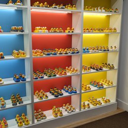 Just a small selection of the ducks showcased in this fun store. Just a small selection of the ducks showcased in this fun store.
