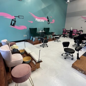 Pressed Nail Bar - Inside - Pedicure area - Nail Salons Near Me - Cleveland, Ohio