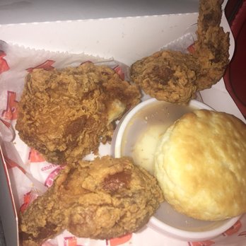 Popeyes Louisiana Kitchen - 3 piece meal with a breast. - Fast Food Near Me - Corinth, Texas