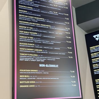 Torchy's Tacos - Signature cocktail menu 2/26 - Tacos Near Me - Zionsville, Indiana
