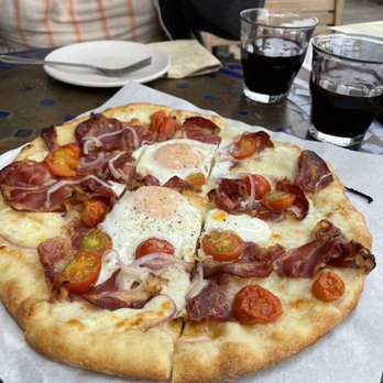 Pizzetta 211 - Farm Egg, Coppa, Smoked Mozzarella, Cherry Tomatoes - Pizza Near Me - San Francisco, California Pizzetta 211 - Farm Egg, Coppa, Smoked Mozzarella, Cherry Tomatoes - Pizza Near Me - San Francisco, California