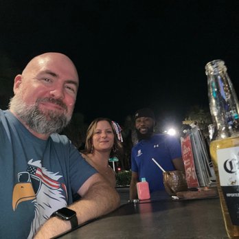 Surfside Taphouse - Sidewalk seating. 85 degrees, but loving it. - Bars Near Me - Clearwater, Florida