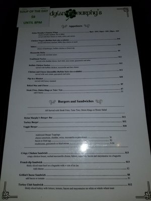Menu photo 4 Dylan Murphy's New York, NY