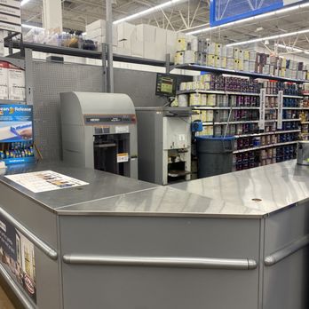 Walmart Supercenter - Paint counter with no associate still after waiting 30 min! - Grocery Near Me - Hanford, California