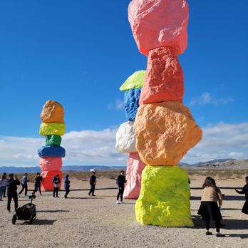 Seven Magic Mountains - Public Art Near Me - Las Vegas, Nevada Seven Magic Mountains - Public Art Near Me - Las Vegas, Nevada