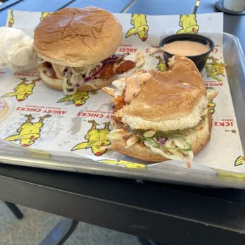 Angry Chickz - How far I could get before throwing it away - Chicken Shop Near Me - Thousand Oaks, California