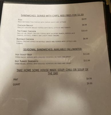 Menu photo 1 RJ's Pub & Grill Philipsburg, PA Menu photo 1 RJ's Pub & Grill Philipsburg, PA