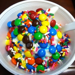 JAM Ice Cream - Small Vanilla with sprinkles and mini m&m's