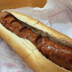 Frankfurt de Verdi - Frankfurters are deep fried, really great with a simple mustard drizzle.