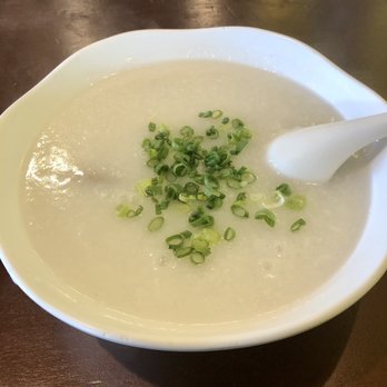 Cousin Cafe - pork and preserved egg congee - Chinese Near Me - Newark, California