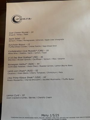 Menu photo 1 Atmesfir Prescott, AZ