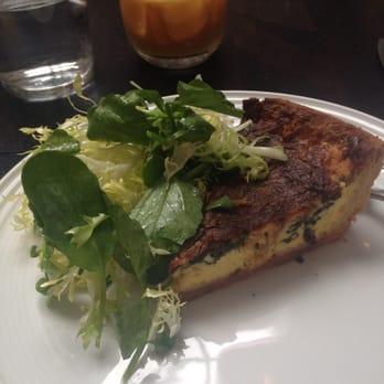 Spoon and Stable - Spinach & caramelized onion quiche - New American Near Me - Minneapolis, Minnesota