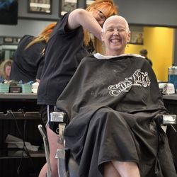 Old Line Barbers - Ooooh so good, shaving cream lathering and head massage!