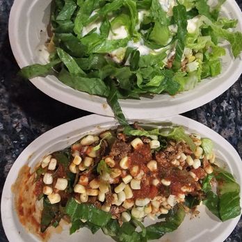 Chipotle Mexican Grill - Rice and a Salad bowl - Mexican Near Me - Clifton Park, New York