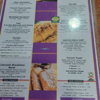 King's Chef Diner - Menu - Diners Near Me - Colorado Springs, Colorado