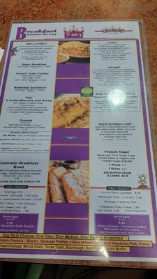 Menu photo 3 King's Chef Diner Colorado Springs, CO