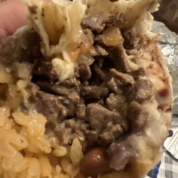 Sabor De Mexico - A super burrito w/so much meat! - Mexican Near Me - Novato, California