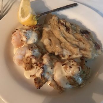 Sewickley Speakeasy - Stuffed shrimp with mashed potatoes - New American Near Me - Sewickley, Pennsylvania Sewickley Speakeasy - Stuffed shrimp with mashed potatoes - New American Near Me - Sewickley, Pennsylvania