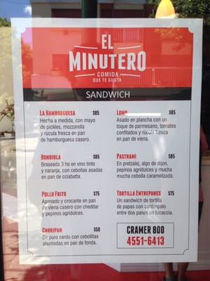 Menu photo 1 El Minutero Buenos Aires, C